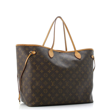 Louis Vuitton Neverfull Tote Monogram Canvas Gm