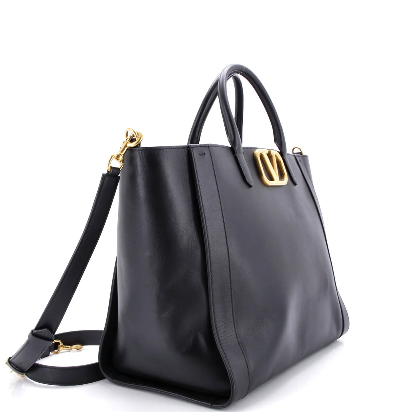 Valentino Garavani Vlogo Convertible Shopper Tote Leather Large