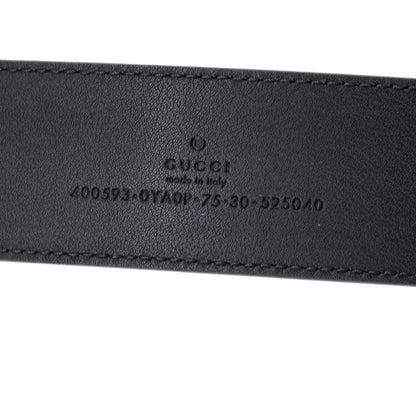 Gucci Gg Marmont Belt Embossed Leather Wide