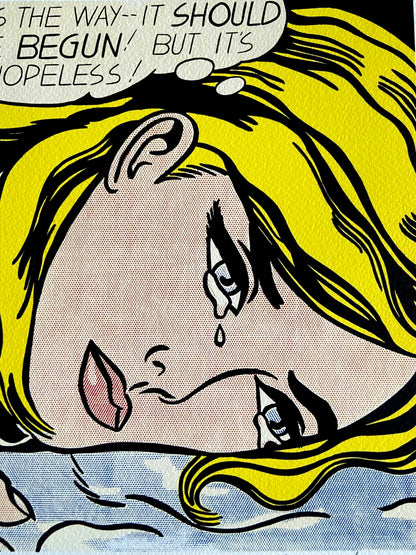 Roy Lichtenstein Lithograph Coa Signed Numbered