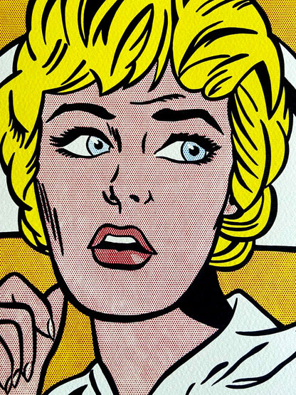 Roy Lichtenstein Lithograph Coa Signed Numbered By Hand 275 Ex