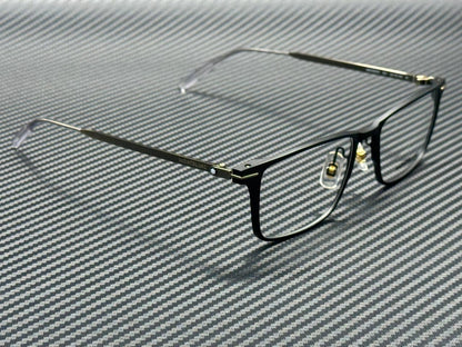 MONT BLANC MB0396ON 007 Black Gold Men's 54 mm Eyeglasses