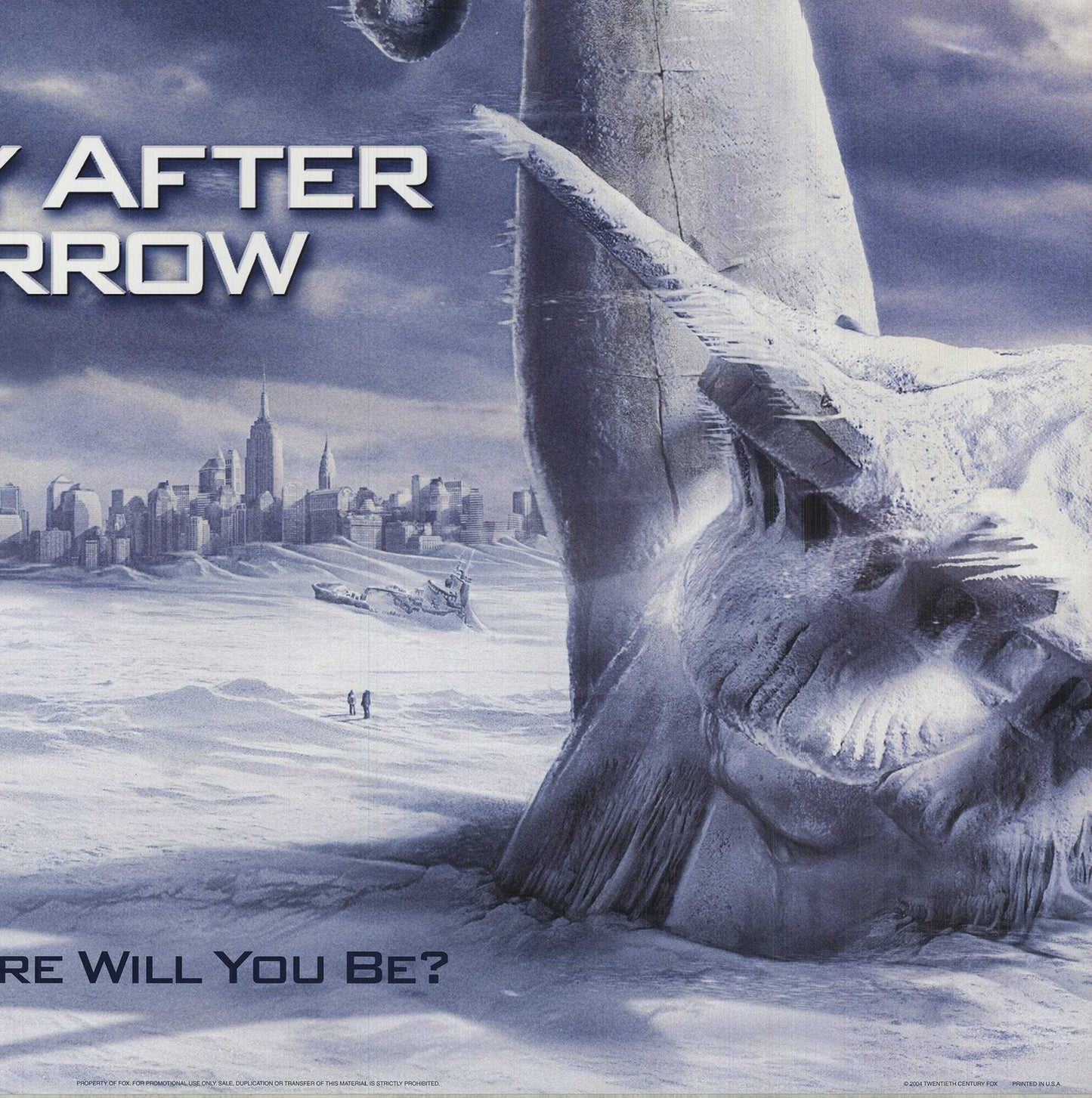 Artist Unknown The Day After Tomorrow " Offset Lithograph