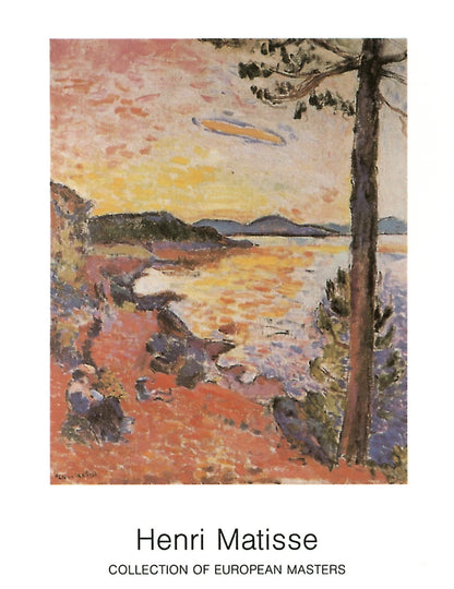 Henri Matisse Le Gouter " Poster Modernism Orange Multicolor