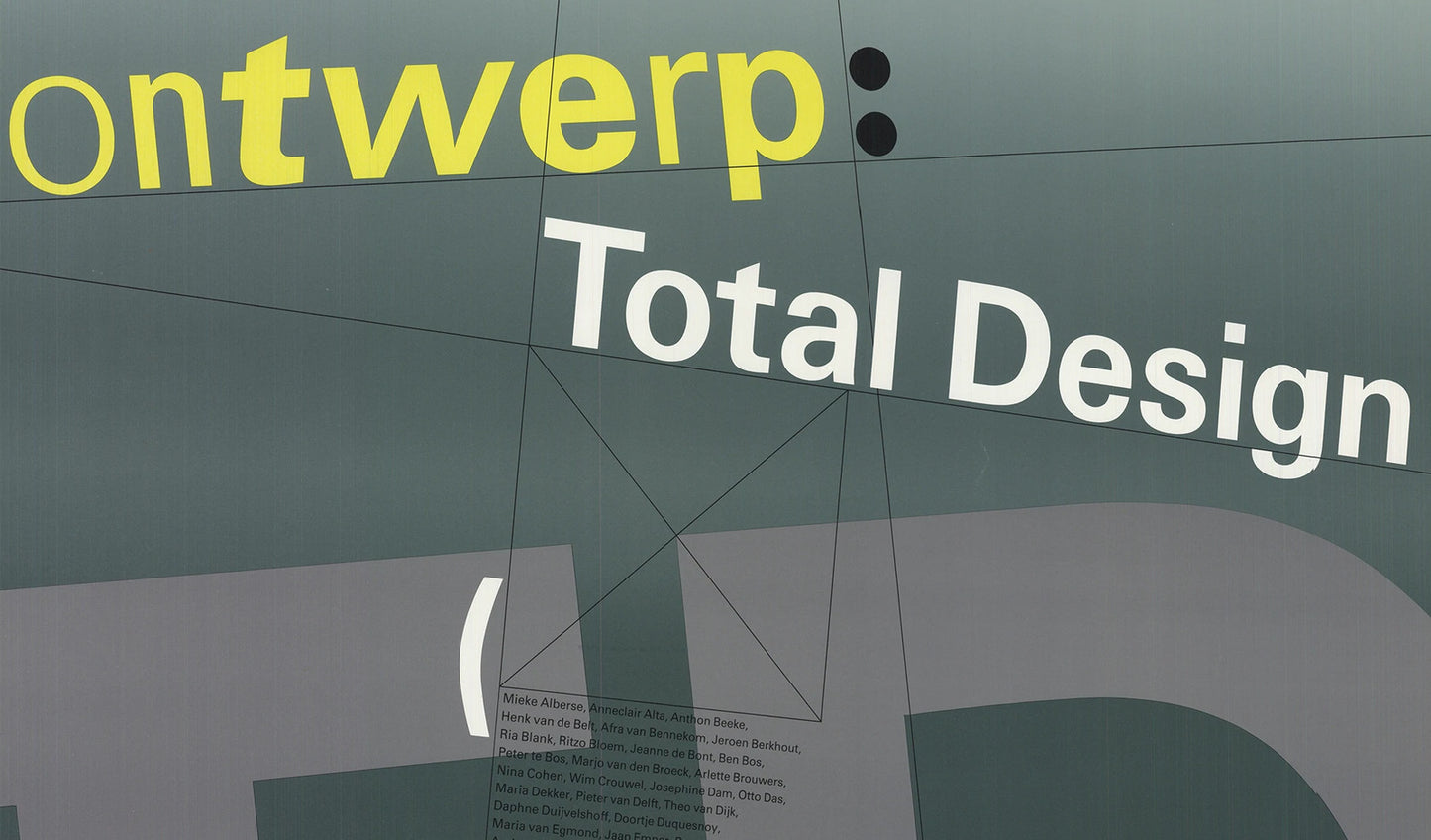 Artist Unknown Ontwerp: Total Design " Offset Lithograph Contempo