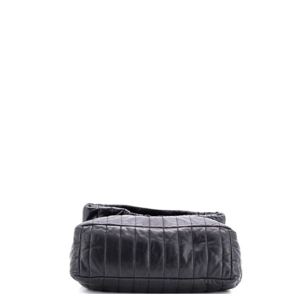 Balenciaga Monaco Chain Flap Shoulder Bag Quilted Leather Medium