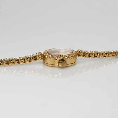 14K Yellow Gold Vintage Swiss Croton Diamond