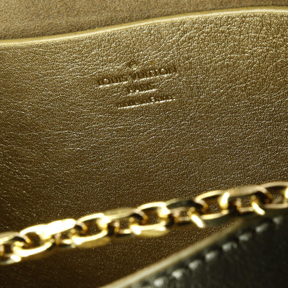 Louis Vuitton Love Note Chain Clutch Leather