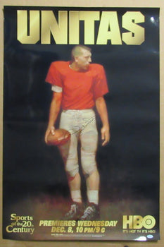 Johnny Unitas Signed/Autographed 27X40 