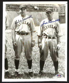 Luke & Joe Sewell Dual-Signed/Autographed 8X10 Photo Indians Psa/Dna 196015