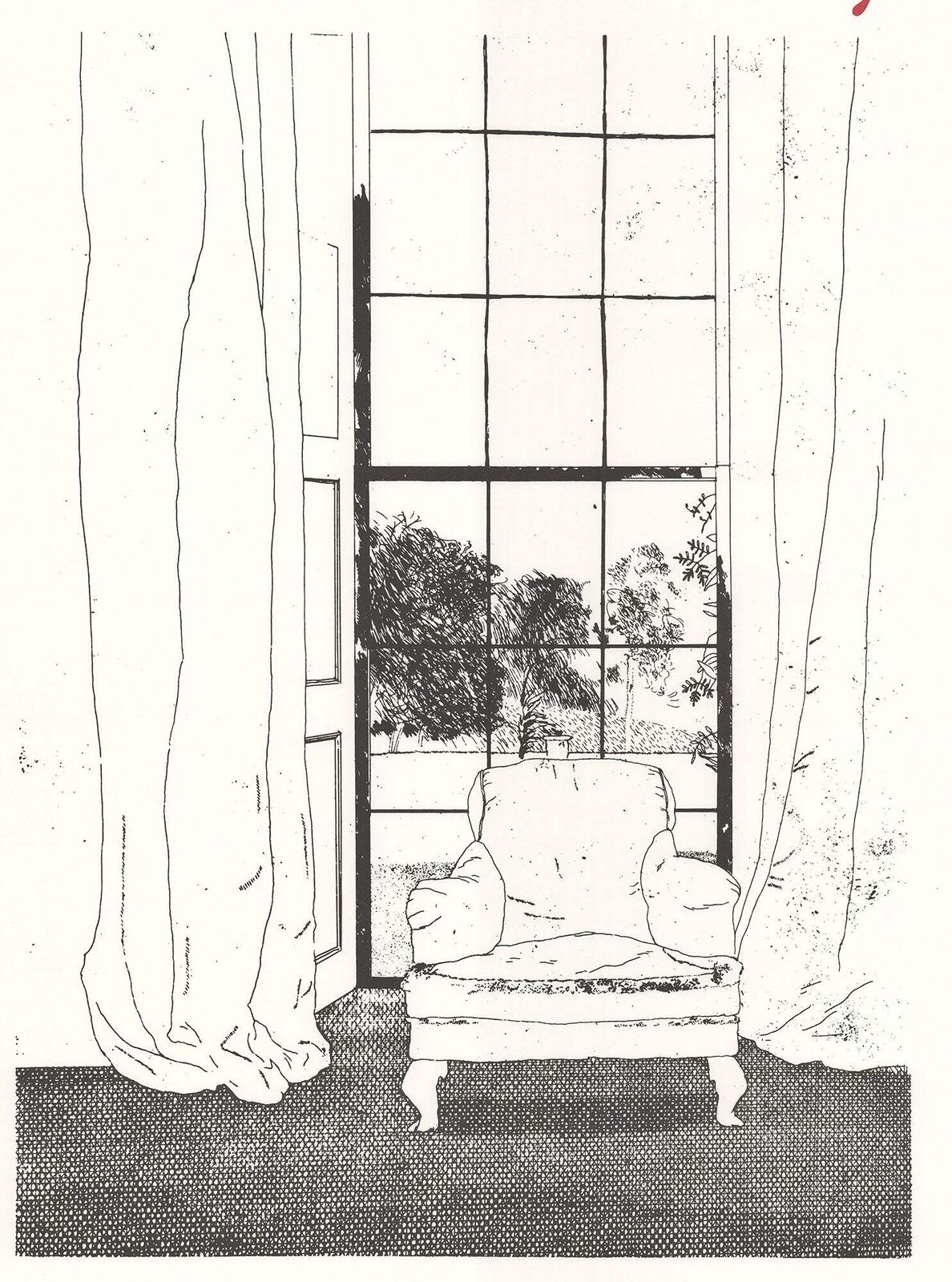 David Hockney Home From "Grimm'S Fairy Tales" " Lithograph Pop