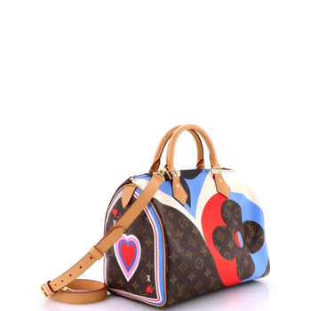 Louis Vuitton Speedy Bandouliere Bag Limited Edition Game On Monogram Canvas 30