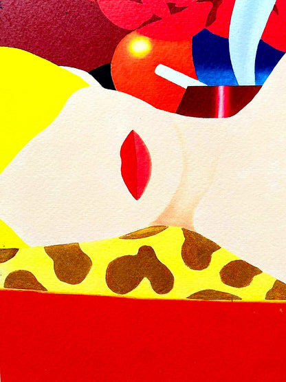 Tom Wesselmann Lithograph Handmade Coa Signed Op Numbered A Hand