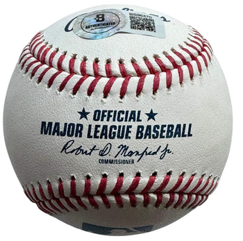 Max Fried Autographed Official Major League Baseball (Beckett)