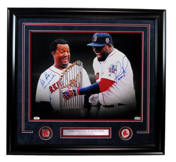 Pedro Martinez/David Ortiz Dual-Autographed 16X20