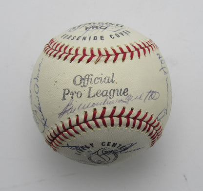 1968 Yankees Team Signed By (21) Pro League Baseball Mickey Mantle 196286