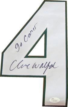 Clive Walford Go Canes Autographed University Of Miami Hurricanes Jersey (Jsa)