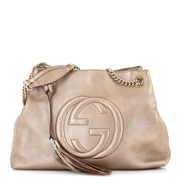 Medium Gucci Soho Chain Strap Shoulder Bag Leather