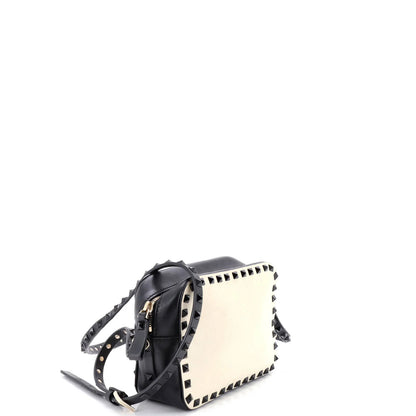 Valentino Garavani Rockstud Camera Crossbody Bag Leather
