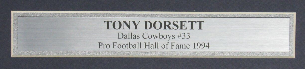 164030 Tony Dorsett HOF Cowboys Signed/ Autographed 11x14 Photo Framed PSA/ DNA