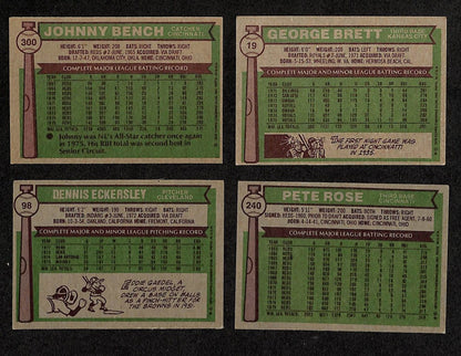 1976 Topps Baseball Complete Set (660) Brett Rc