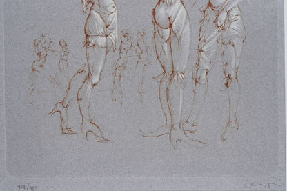 Leonor Fini Original Color Etching -Beckon Pencil
