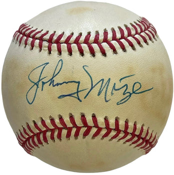 Johnny Mize Autographed Official American League