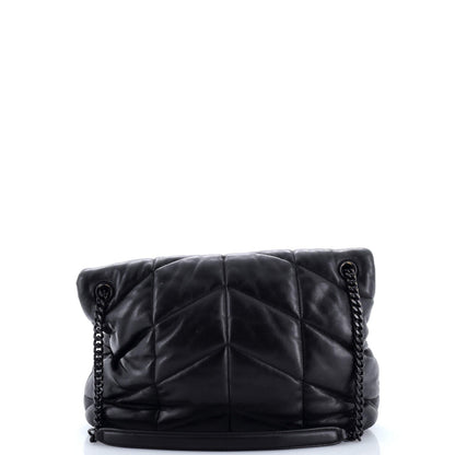Saint Laurent Loulou Puffer Shoulder Bag Quilted Leather Medium