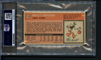 1970 Topps Walt Frazier Hof #120 Card Signed