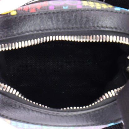 Gucci Front Zip Messenger Bag Psychedelic Print Gg Coated Canvas Mini