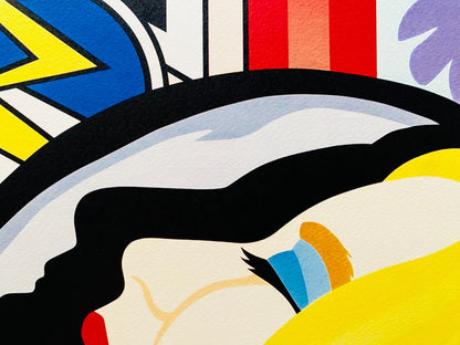Hand Tom Wesselmann Lithograph Handmade COA Signed op Numbered To