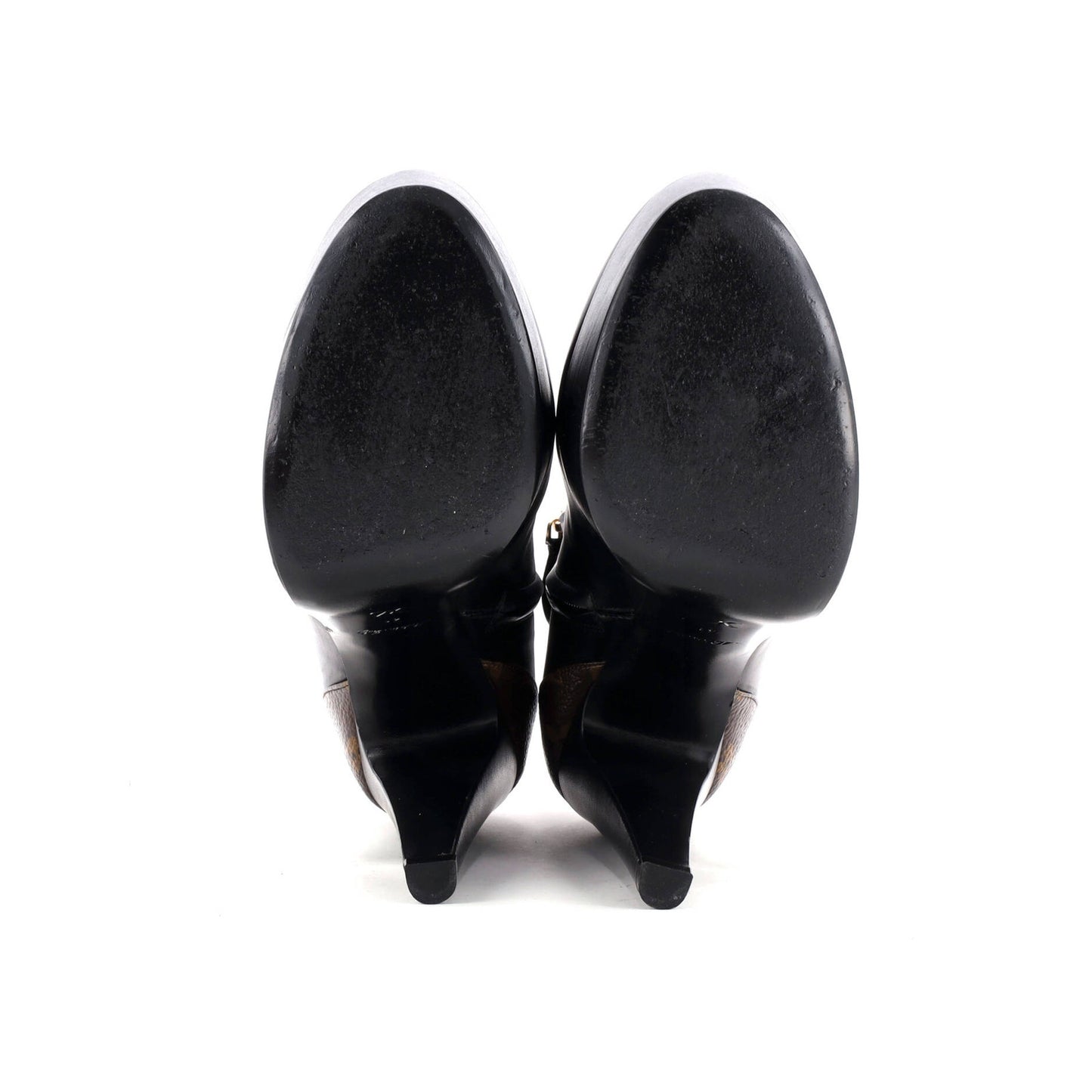 Louis Vuitton Women'S Afterglow Platform Ankle Boots Leather With Monogram