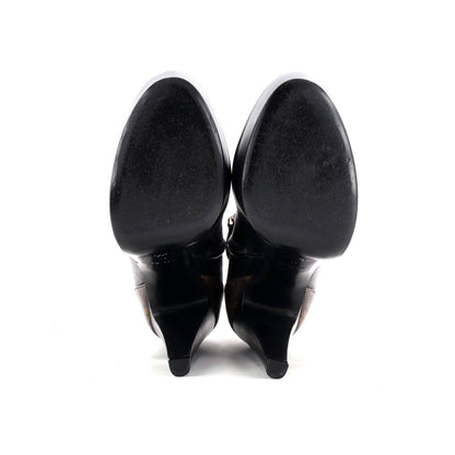 Louis Vuitton Women'S Afterglow Platform Ankle Boots Leather With Monogram