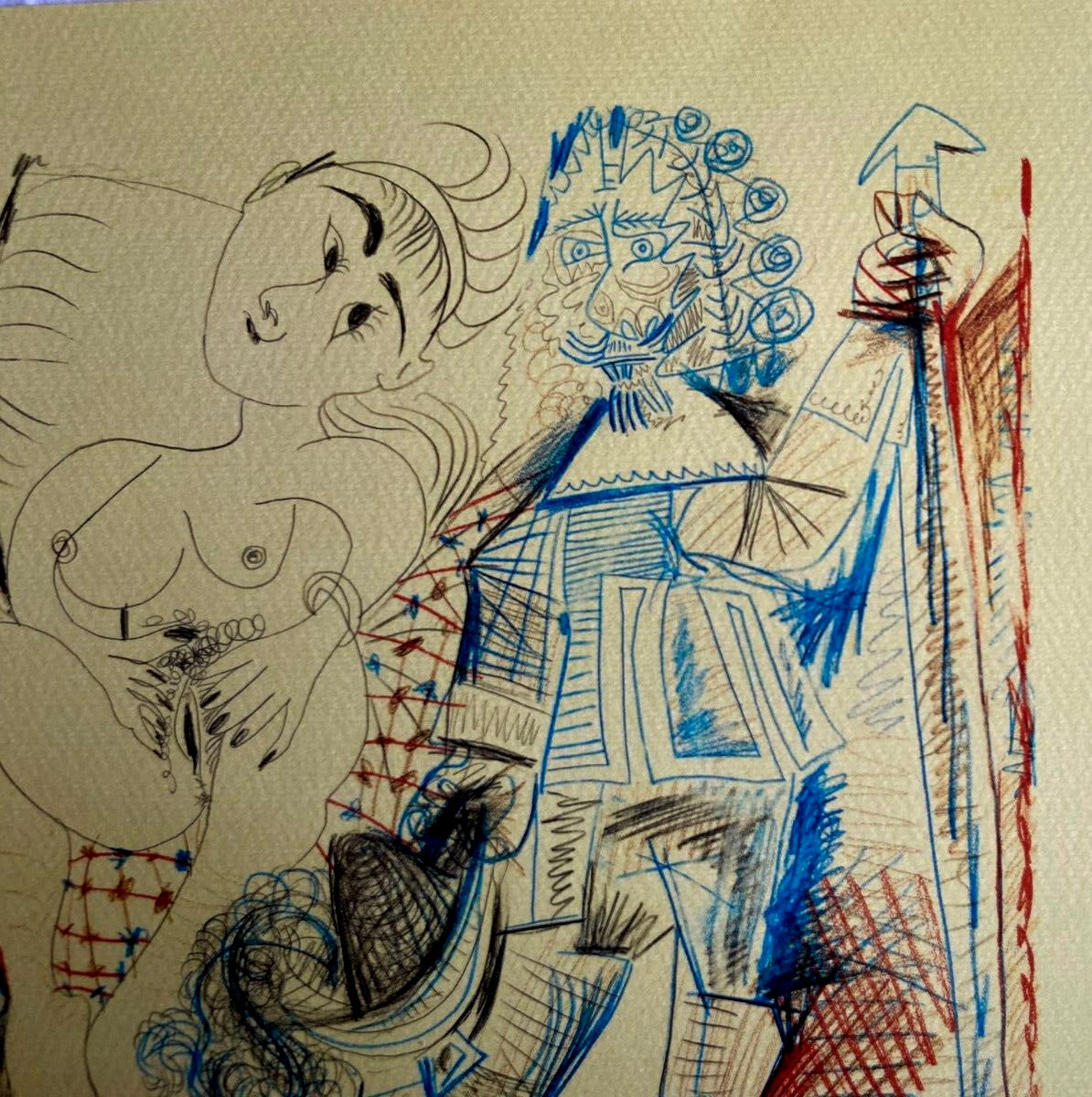 Pablo Picasso Lithograph Coa Signed Numbered Limited