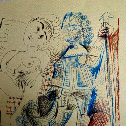 Pablo Picasso Lithograph Coa Signed Numbered Limited