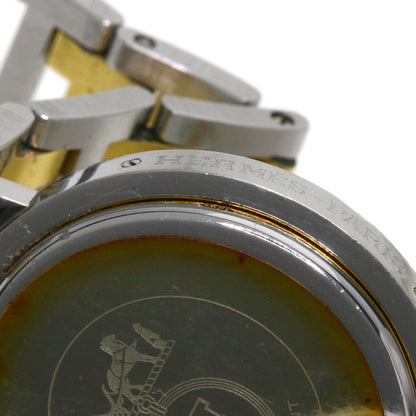 HERMES Clipper Old Belt Watches  Stainless