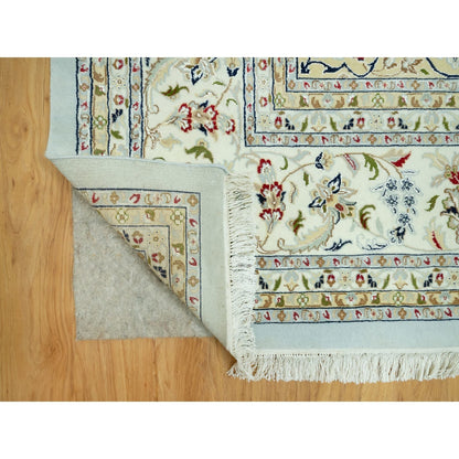 11'6"X15'6" Oslo Blue Nain Design Velvety Wool Hand Knotted Oversized Rug