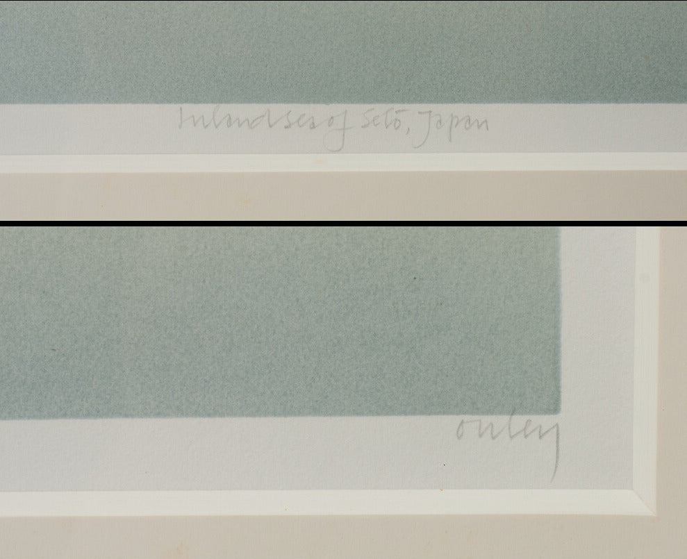 Toni Onley - Inland Sea Of Seto Japan Original