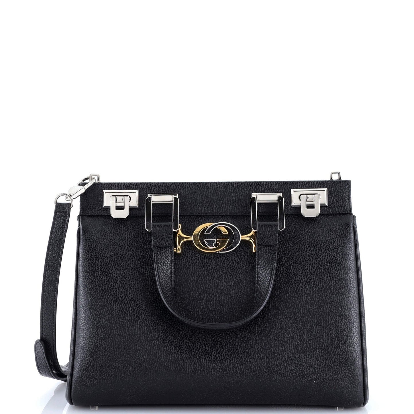 Gucci Zumi Top Handle Bag Leather Small