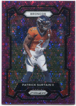 Patrick Surtain Ii 2023 Panini Prizm No Huddle Purple Prizm Card #92 5/35