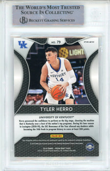 Tyler Herro Autographed 2019-20 Panini Prizm Draft Picks Pink Pulsar Prizm Rooki