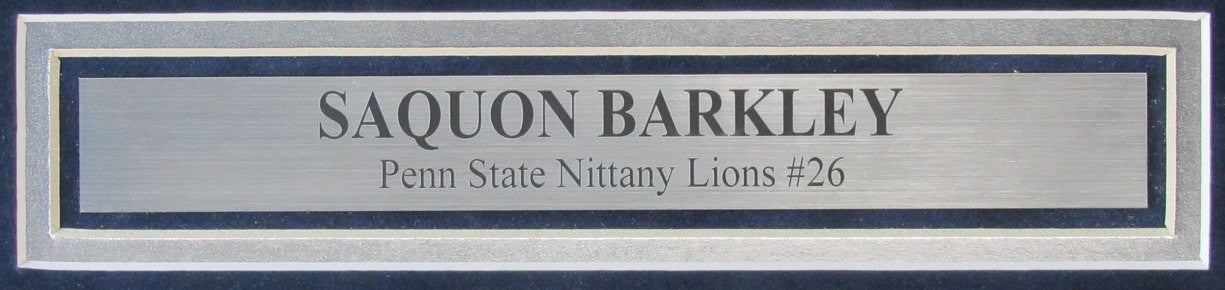 203366 Saquon Barkley Penn State Signed/ Autographed 16x20 Photo Framed PSA/ DNA