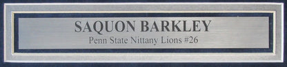 203366 Saquon Barkley Penn State Signed/ Autographed 16x20 Photo Framed PSA/ DNA