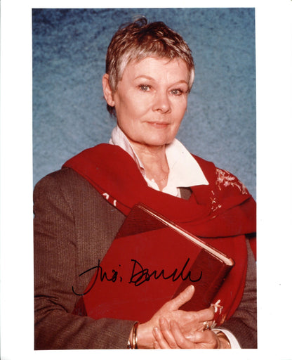 Judi Dench Autographed 8X10 Photo