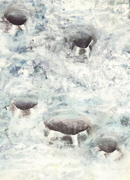 Miguel Barcelo Fifteen Holes (No Text) " Offset Lithograph Conte