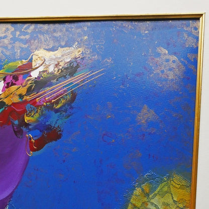 Lee White "Figurative" Large Mixed Media Ltd Ed 2000 Signed Contemporary Art