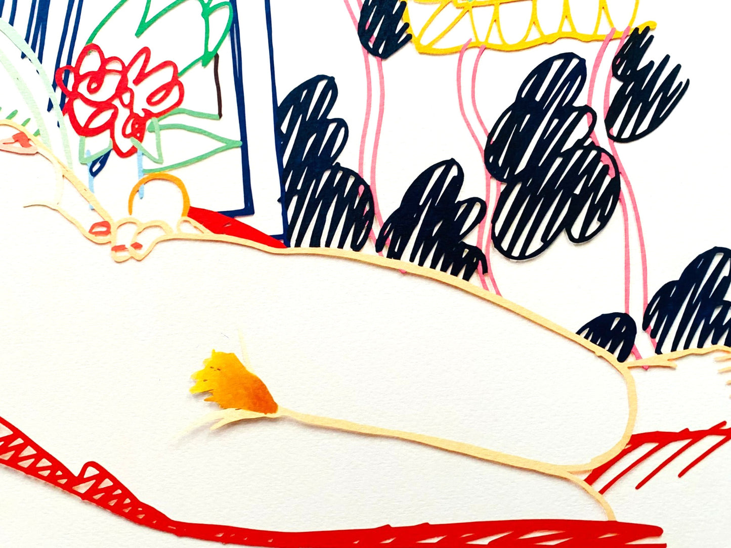 Tom Wesselmann Lithograph Handmade Coa Signed Op Numbered By Hand Ii