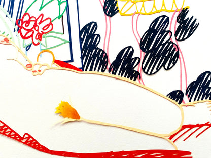 Tom Wesselmann Lithograph Handmade Coa Signed Op Numbered By Hand Ii