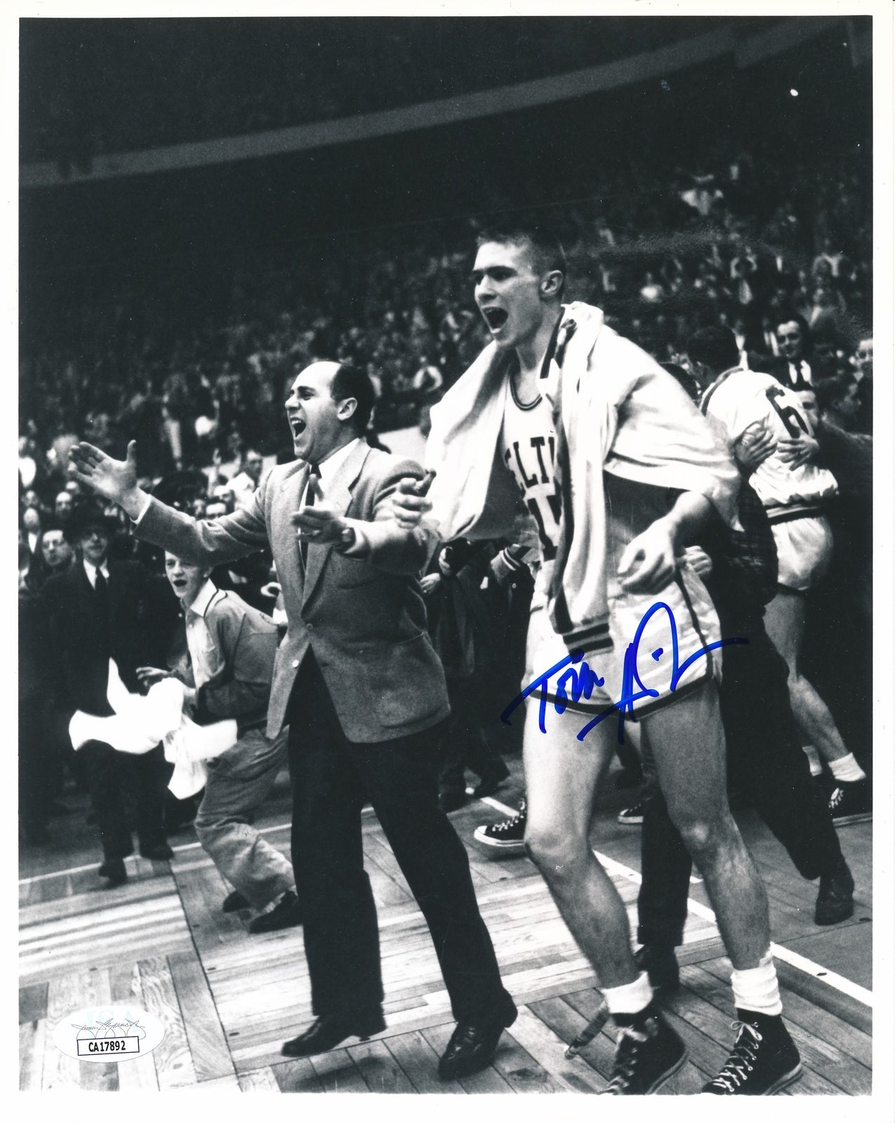 Tom Heinsohn Hof Signed/Autographed 8X10 Photo Boston Celtics Jsa 192941