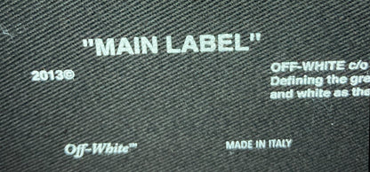 Off White Box Tote Printed Patent Medium